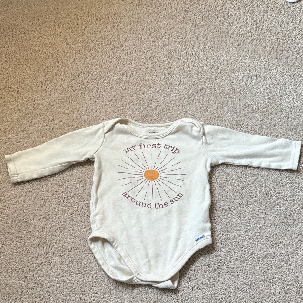 “My First Trip Around the Sun" Onesie
